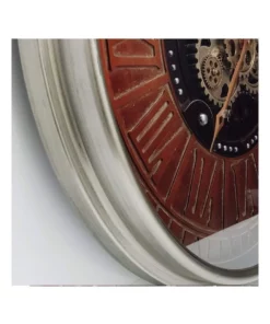 La Florentina Rustique Moving Cogs Clock 80cm Round Industrial -Home Decor Shop 893461600 3 720x928