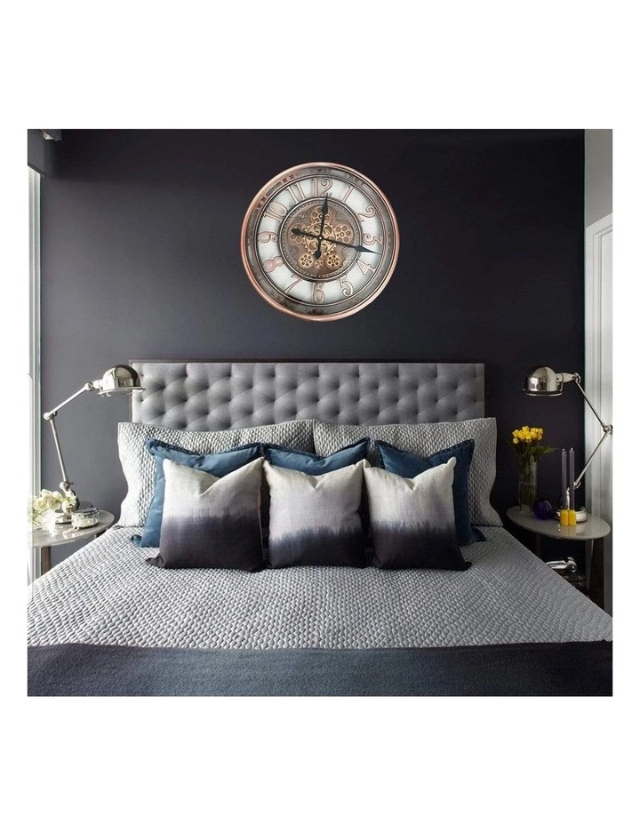 La Florentina Epoque Round Industrial Moving Cogs Wall Clock Rustic 2 La Florentina Epoque Round Industrial Moving Cogs Wall Clock Rustic - Image 2