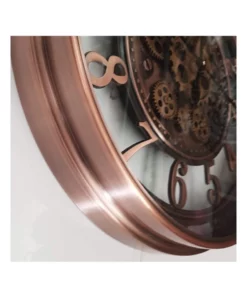 La Florentina Epoque Round Industrial Moving Cogs Wall Clock Rustic 10 La Florentina Epoque Round Industrial Moving Cogs Wall Clock Rustic -Home Decor Shop 893462770 5 720x928