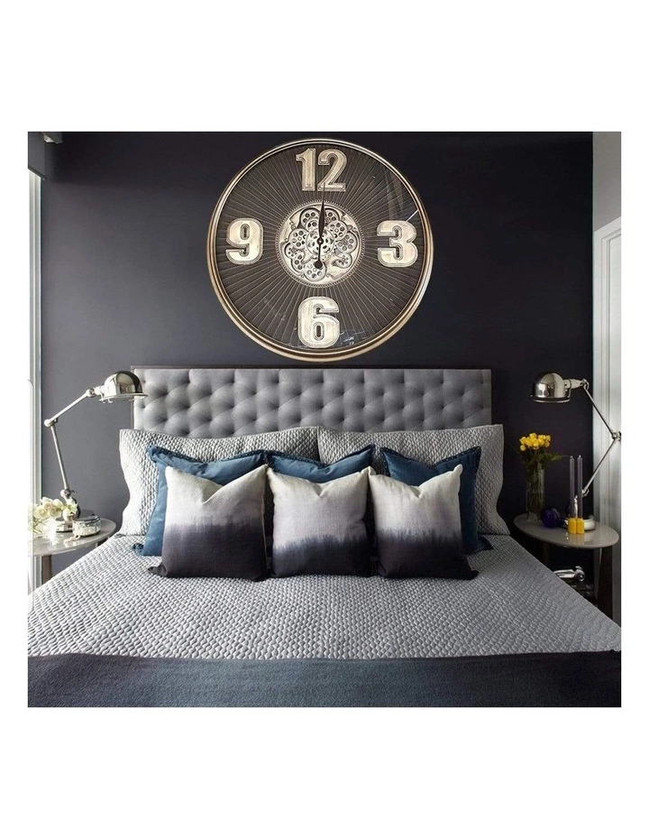 La Florentina The Aviator Bronze Round Maxim Ribbed Exposed Gear Clock Bronze 2 La Florentina The Aviator Bronze Round Maxim Ribbed Exposed Gear Clock Bronze - Image 2