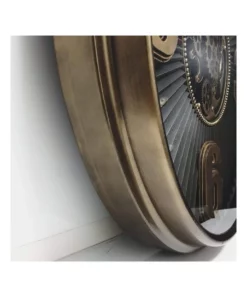 La Florentina The Aviator Bronze Round Maxim Ribbed Exposed Gear Clock Bronze 10 La Florentina The Aviator Bronze Round Maxim Ribbed Exposed Gear Clock Bronze -Home Decor Shop 893462950 5 720x928