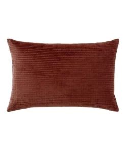 Sheridan Wharton Breakfast Cushion In Bitter Chocolate - 40cm x 60cm