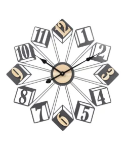 Toki Kenneth 60cm Silent Wall Clock Multicolour