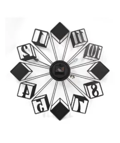 Toki Kenneth 60cm Silent Wall Clock Multicolour -Home Decor Shop 899407090 3 720x928