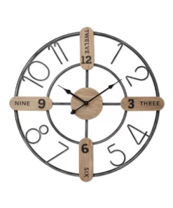 Toki Elliot 60cm Wall Clock Metal