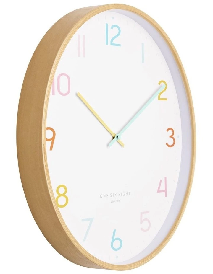One Six Eight London Dream 53cm Silent Wall Clock White 2 One Six Eight London Dream 53cm Silent Wall Clock White - Image 2