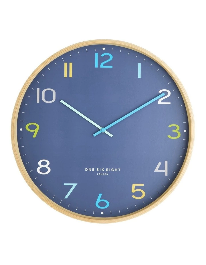 One Six Eight London Dream 53cm Silent Wall Clock Navy 1 One Six Eight London Dream 53cm Silent Wall Clock Navy