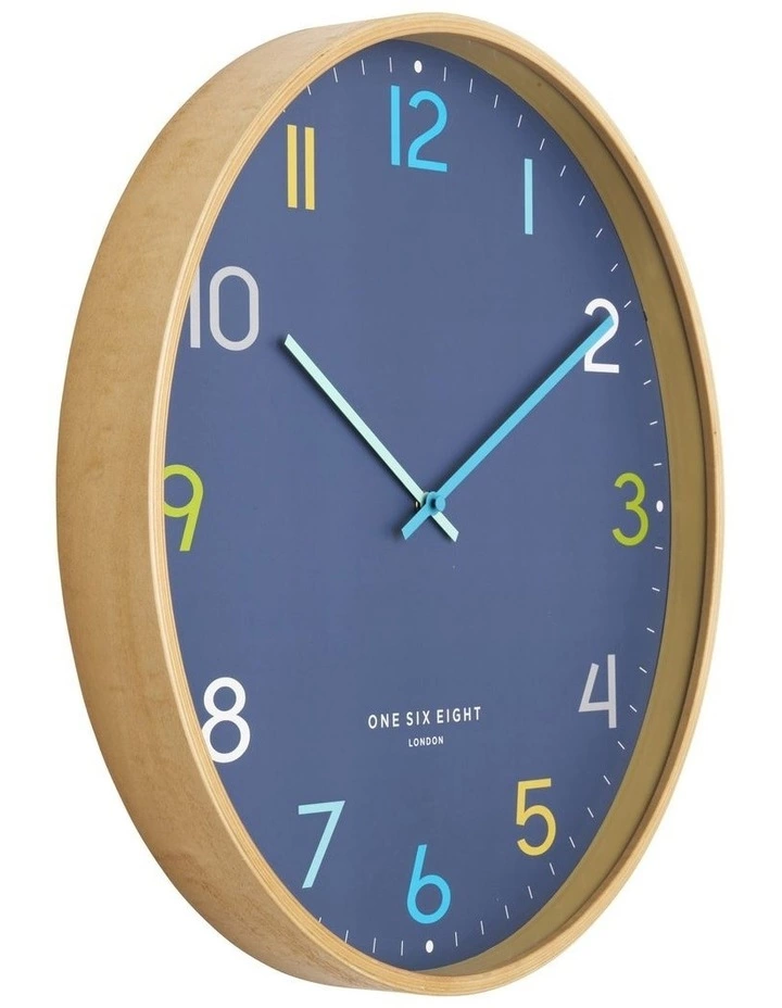 One Six Eight London Dream 53cm Silent Wall Clock Navy 2 One Six Eight London Dream 53cm Silent Wall Clock Navy - Image 2