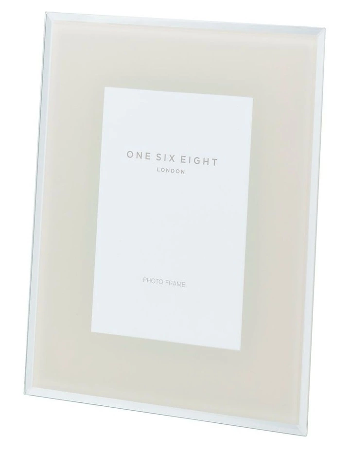 One Six Eight London Glass Photo Frame 6x4 Off White 1 One Six Eight London Glass Photo Frame 6x4 Off White