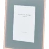 One Six Eight London Glass Photo Frame 10x8 Grey/Rose Gold