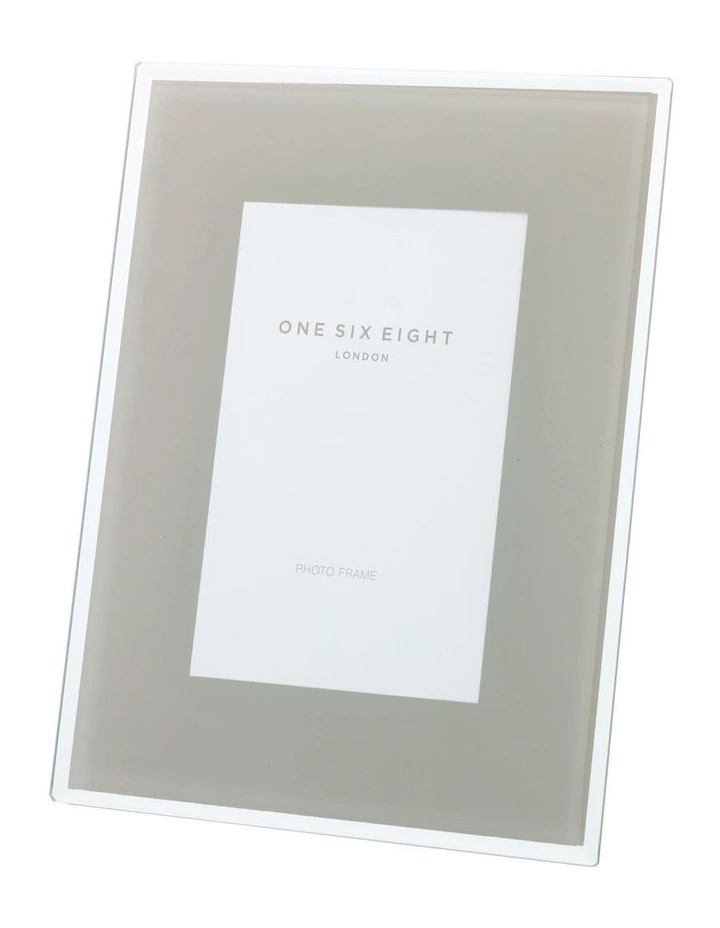 One Six Eight London Glass Photo Frame 6x4 Cool Grey 1 One Six Eight London Glass Photo Frame 6x4 Cool Grey