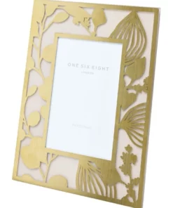 One Six Eight London Glass Photo Frame 6x4 Floral