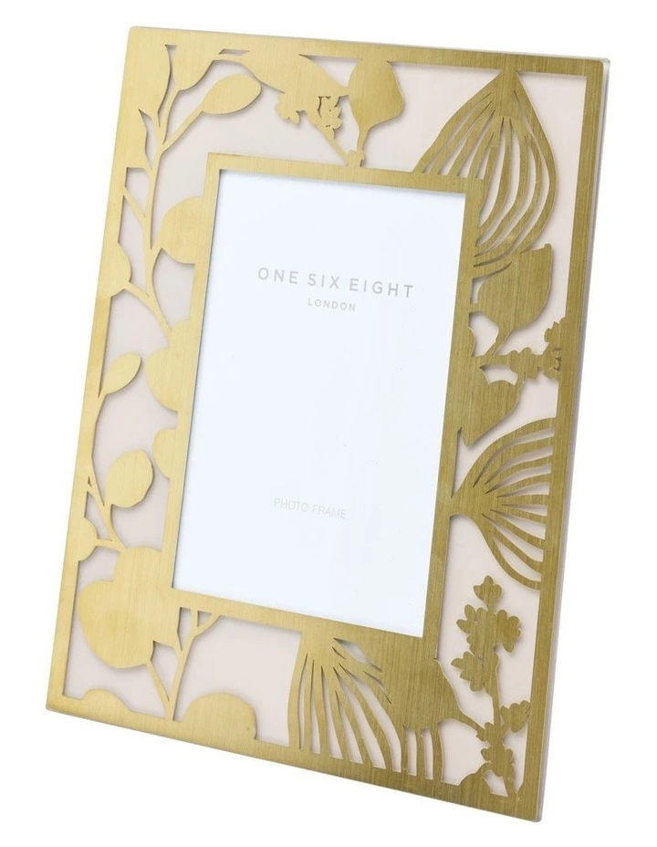 One Six Eight London Glass Photo Frame 7 x 5 Floral 1 One Six Eight London Glass Photo Frame 7 x 5 Floral