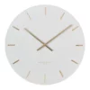 One Six Eight London Luca White 60cm Silent Wall Clock