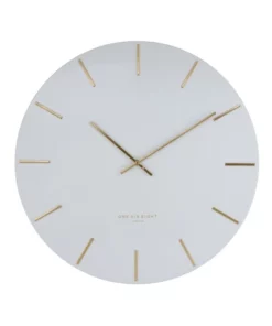 One Six Eight London Luca White 40cm Silent Wall Clock