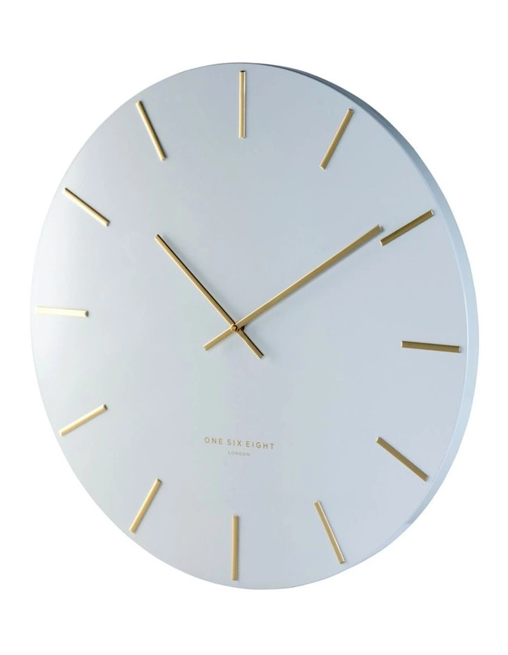 One Six Eight London Luca White 40cm Silent Wall Clock 2 One Six Eight London Luca White 40cm Silent Wall Clock - Image 2